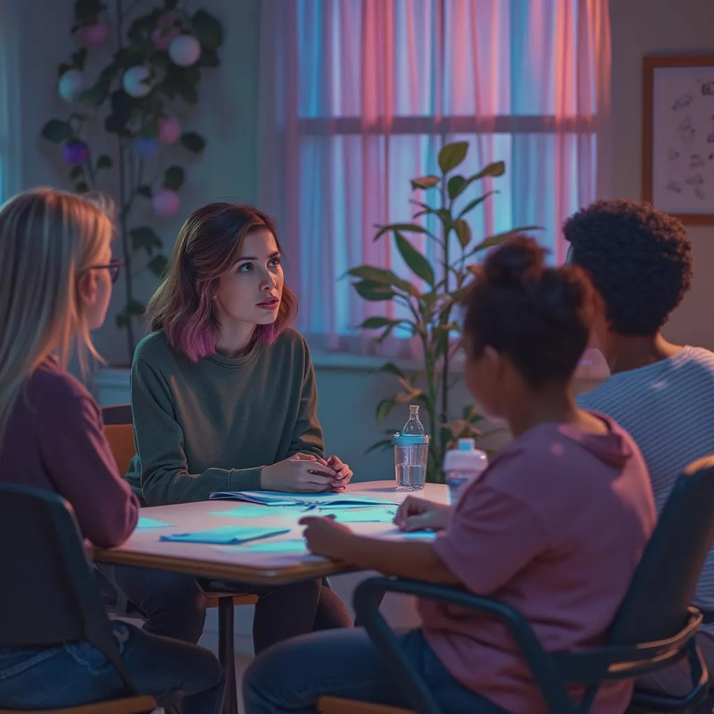 Échange de coaching interactif en hologrammes
